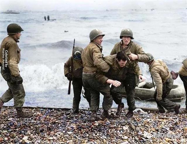 好珍贵！真实彩色照片重现73年前惨烈的诺曼底登陆战